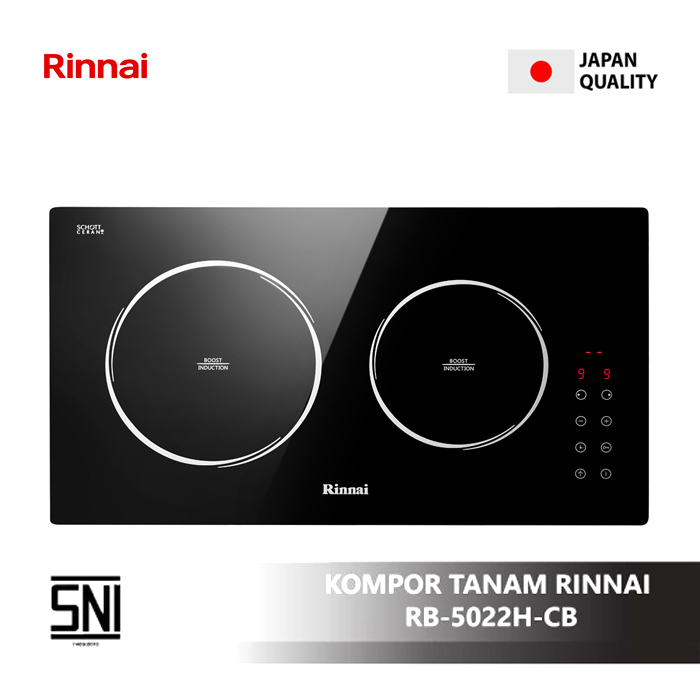Rinnai Kompor Tanam 2 Tungku - RB5022HCB